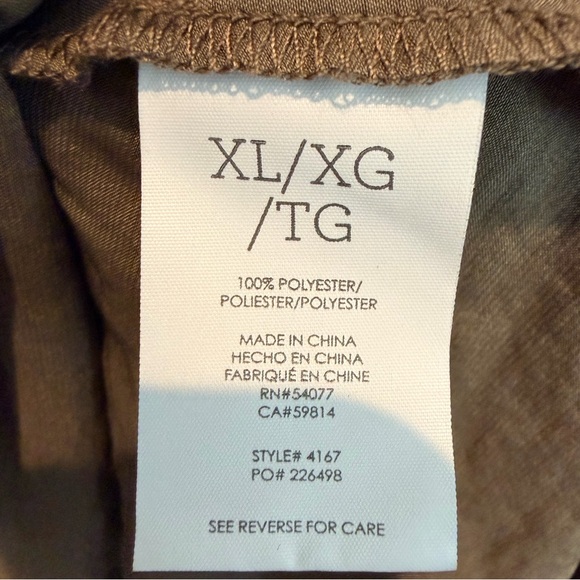 CAbi Icon Olive GreenBlouse #4167 VGUC XL - Picture 4 of 4